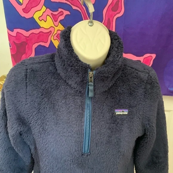 PATAGONIA Los Gatos 1/4 Zip Worn Wear Fleece Pullover (Girl) Size 12
